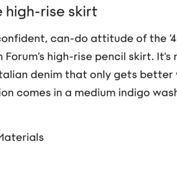 Denim Forum The Pin Up Light Wash Denim Skirt Size 26 - Picture 8 of 11